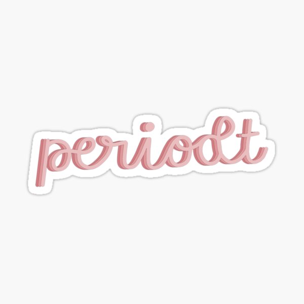 Item preview, periodt. in pink designed and sold by chelcelia.