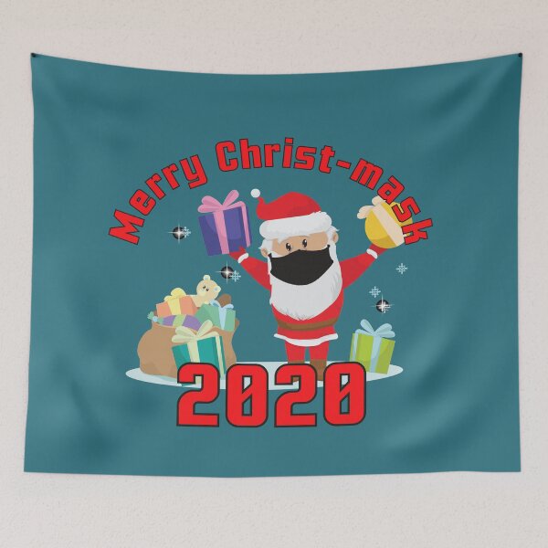 Item preview, Merry Christmas-Mask 2020 new design for unique gifts  designed and sold by Cardio Boutique.