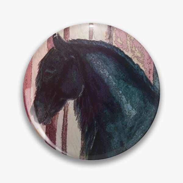 Item preview, Friesian stallion painting autum designed and sold by horseaddicted.