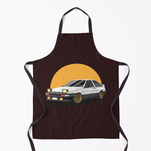 Item preview, Retro car on sunset. drift race car concept in cartoon illustration designed and sold by aryoyo.