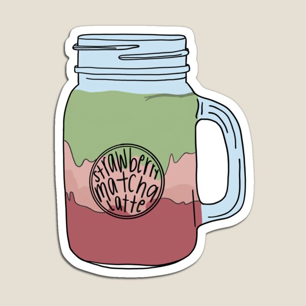 Item preview, strawberry matcha latte designed and sold by chelcelia.
