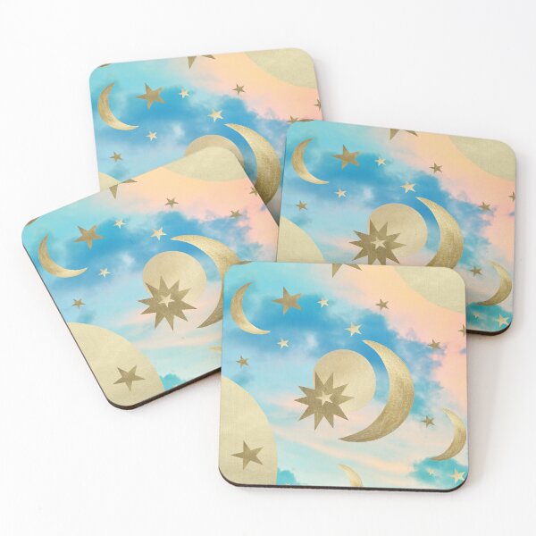 Item preview, Pastel Starry Sky Moon Dream #3 #decor #art designed and sold by Anita's & Bella's Art.