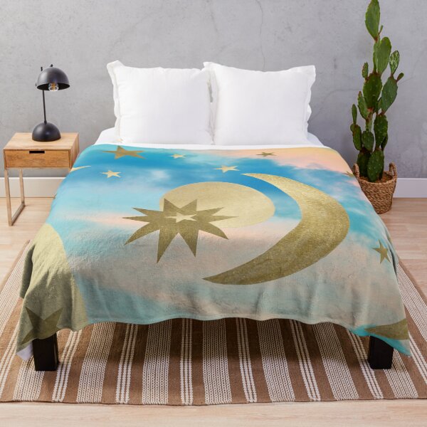 Item preview, Pastel Starry Sky Moon Dream #3 #decor #art designed and sold by Anita's & Bella's Art.