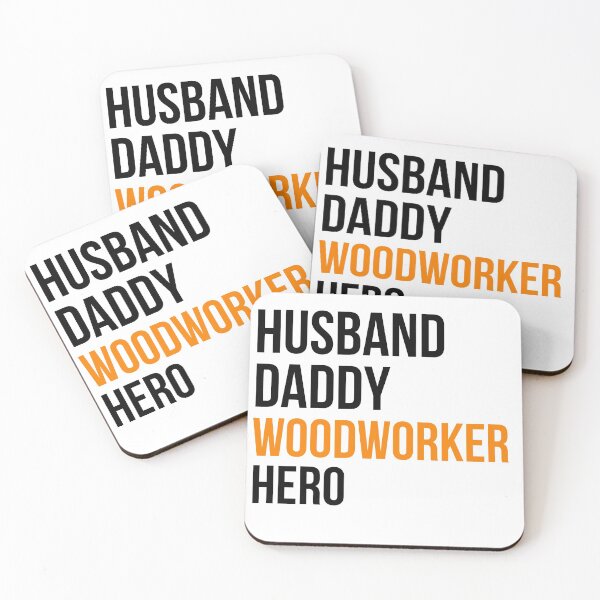 Item preview, husband daddy woodworker hero designed and sold by princegiri.
