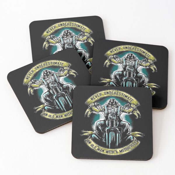 Item preview, Never Underestimate an Old Man with a Motorcycle designed and sold by VinStyleRe.