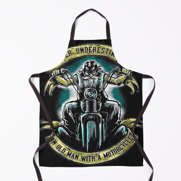 Item preview, Never Underestimate an Old Man with a Motorcycle designed and sold by VinStyleRe.