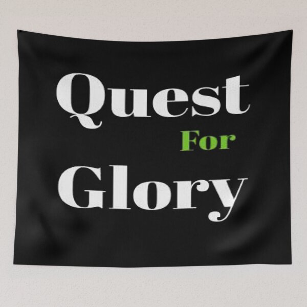 Item preview, Quest For Glory black designed and sold by NancyArtDesigns.
