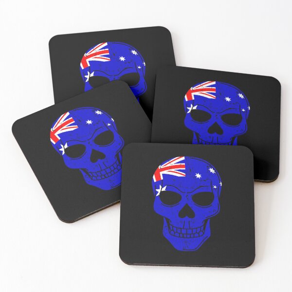 Item preview, Australia Flag Skull designed and sold by ShawnDzign.
