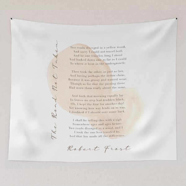 Item preview, The Road Not Taken, Robert Frost designed and sold by Simple Soul.