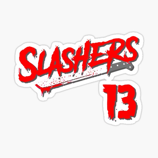 Slashers Voorhees 13 Sticker