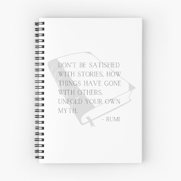 Item preview, Unfold Your Own Myth, Rumi Typography designed and sold by Christie Olstad.