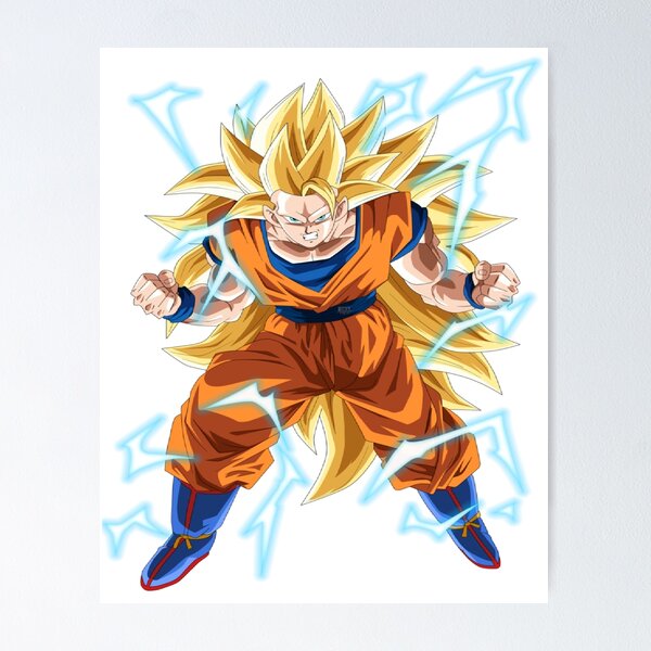 Dragon Ball Poster Goku SSJ3 With Halo DBZ 12inx18in Free Shipping