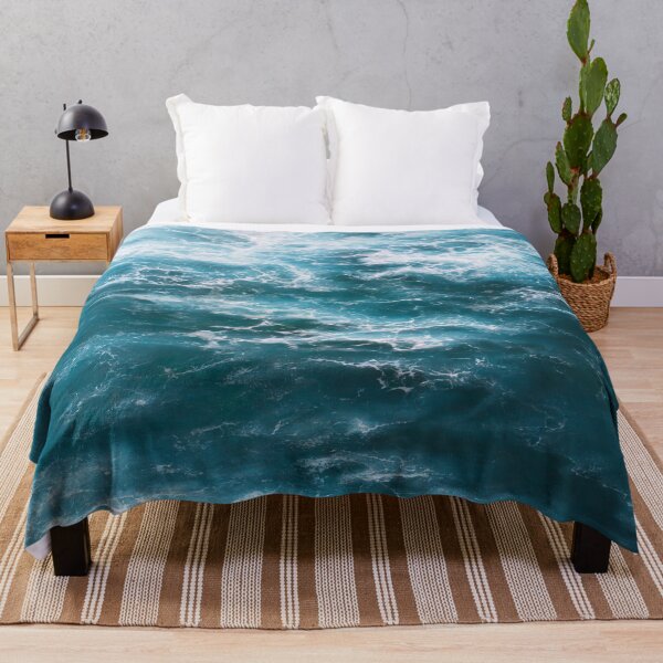 Item preview, Blue foaming waves in north beach in nazare, portugal designed and sold by ThebestArtshop.