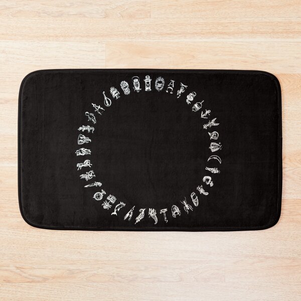 Item preview, Aleithiometer symbols in White - His Dark Materials designed and sold by TheW33bStore.