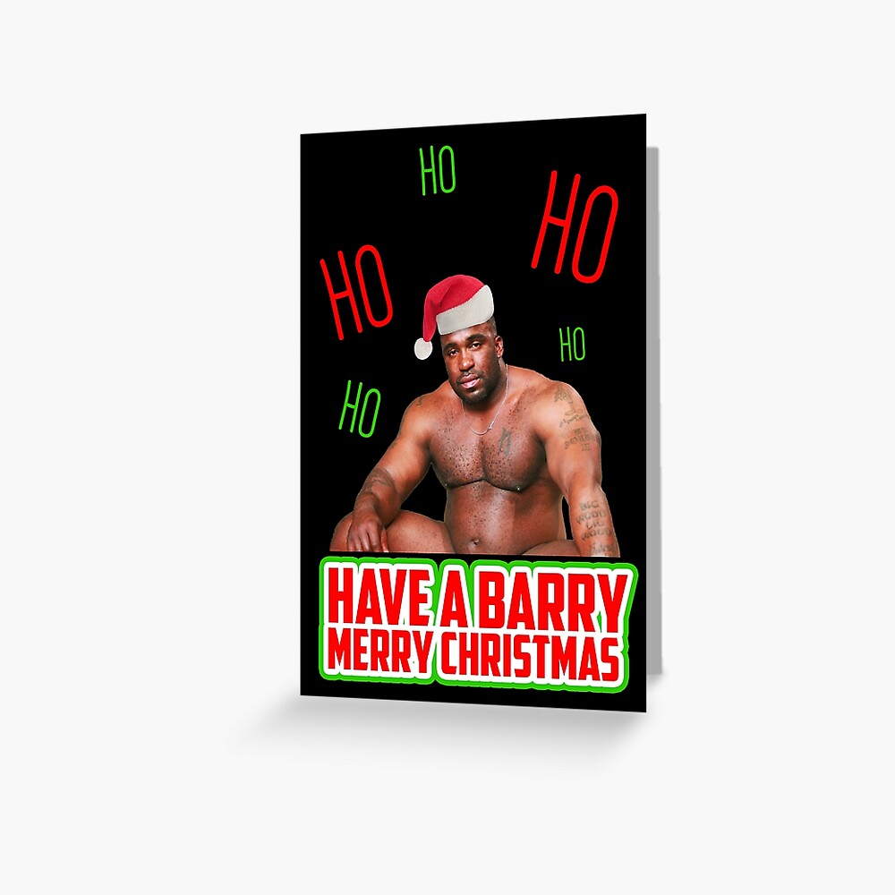 "Have A Barry Merry Christmas Santa Barry Wood (Viral 2020)" Greeting