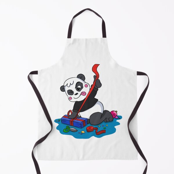 Item preview, Cute Christmas Panda Packs a Gift designed and sold by BandOfThePand.