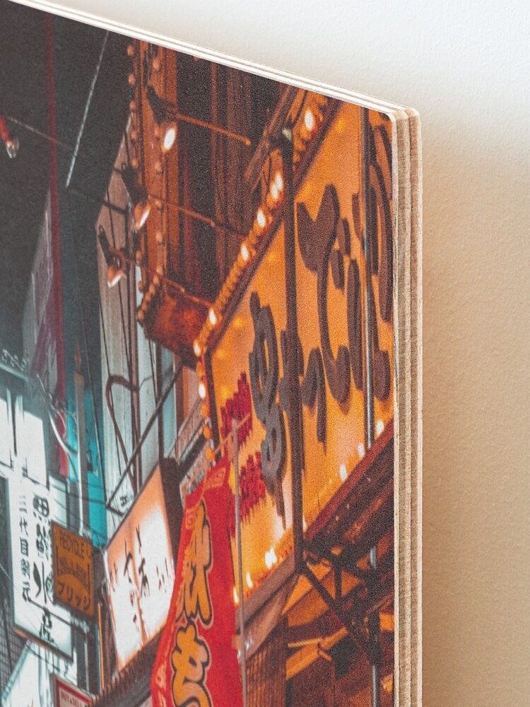Alternate view of Warmth of Neon Tokyo Signs Mounted Print