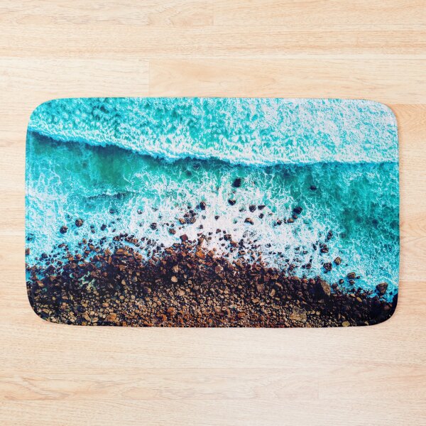 Item preview, Deep Blue Ocean Waves and Rolling Stones designed and sold by BestBash.