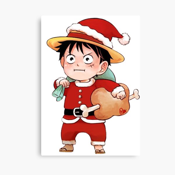 Luffy Chibi Canvas Prints Redbubble