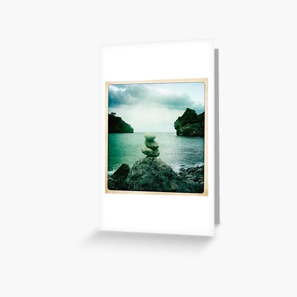 On the beach Greeting Card