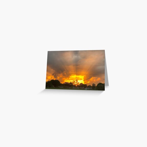 Sunset Norg/ Netherlands Greeting Card