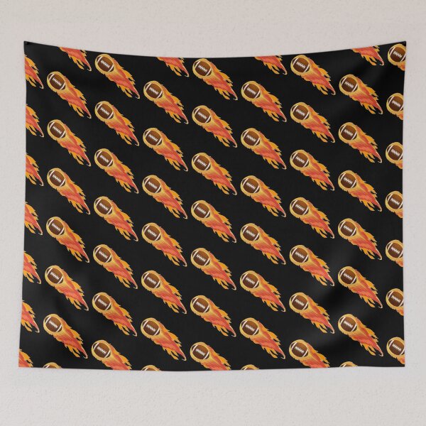 Item preview, Fire on football designed and sold by Fiona Shorts.
