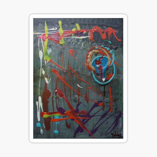 Melting of Blue Sticker