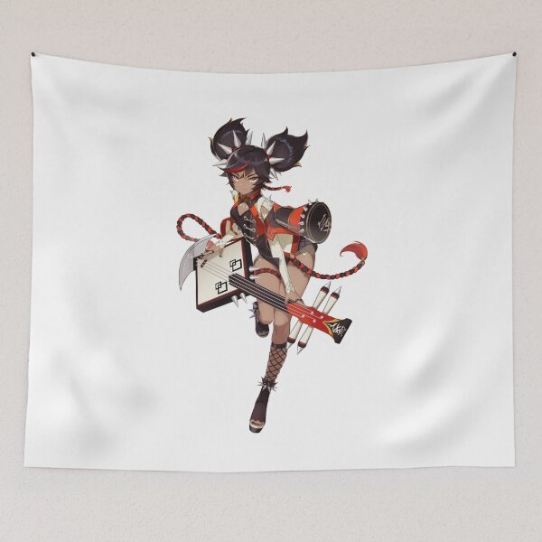 Item preview, Xinyan - Genshin Impact designed and sold by Aka-Hanako.