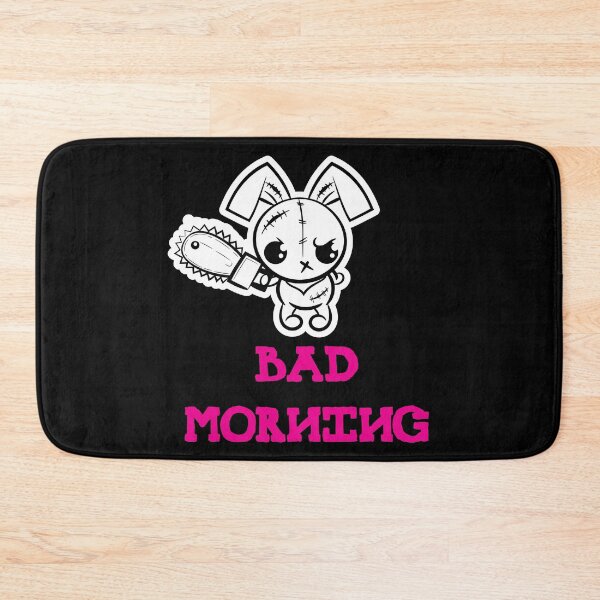 Item preview, Bad Morning Grumpy Voodoo Bunny Cute Bigfoot Monsters designed and sold by ProjectX23.