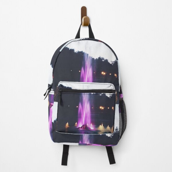 Item preview, Colorful fountain at night designed and sold by helenkaiy.