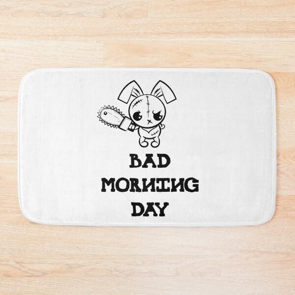 Item preview, Bad Morning Grumpy Voodoo Bunny Cute Bigfoot Monsters designed and sold by ProjectX23.