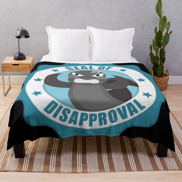 Item preview, Seal Of Disapproval - Funny Meme designed and sold by Giacob.