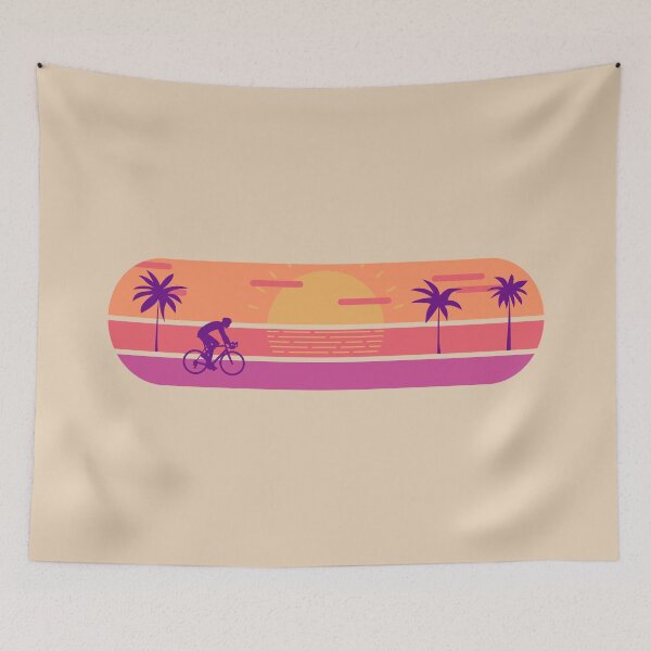 Item preview, Cycling Into The Sunset Warm Colors designed and sold by RabeDesigns.