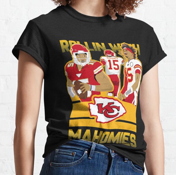 Rollin With Mahomes Kansas City Skyline Women's T-Shirt