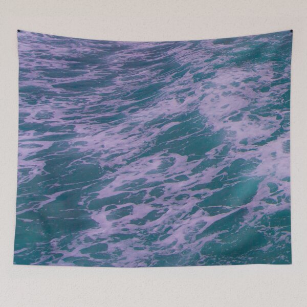 Item preview, Blue Pink Ocean Waves Pattern  designed and sold by StevenElliot.