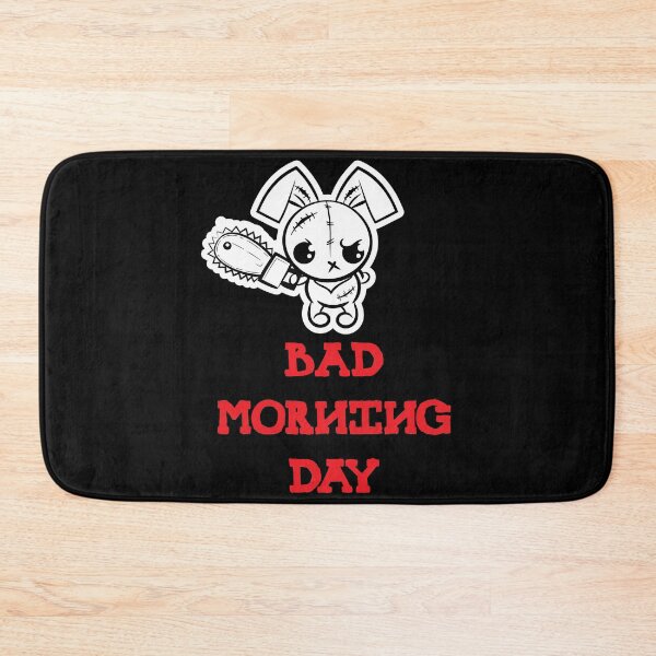Item preview, Bad Morning Day Grumpy Voodoo Bunny Cute Bigfoot Monsters designed and sold by ProjectX23.
