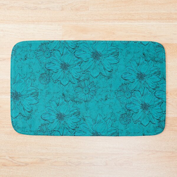 Item preview, Embossed Flowers Blue designed and sold by PoppyPod.
