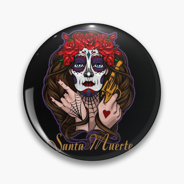 Item preview, Colorful Sugar Skull Camila Santa Muerte Girl Día De Los Muertos Gifts | Day of the Dead | Halloween designed and sold by MiscelChr.