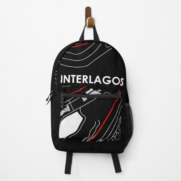 Item preview, INTERLAGOS - BRAZIL TRACK MAP 2.0 RED designed and sold by andreanastasio.