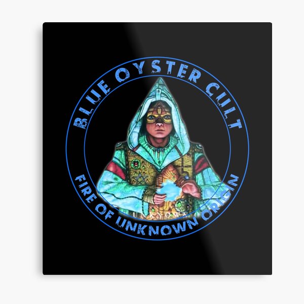 blue Oyster band Metal Print