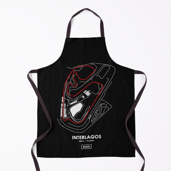 Item preview, INTERLAGOS - BRAZIL TRACK MAP 2.0 RED designed and sold by andreanastasio.