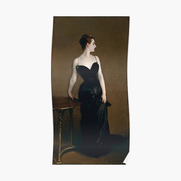 John Singer Sargent - Portrait of Madame X (1884) Poster