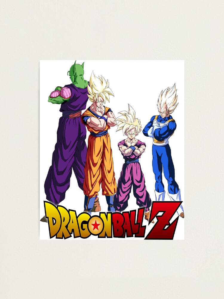 DBZ Goku Vegeta Piccolo Majin Wall Art - Dragon Ball Z Merch