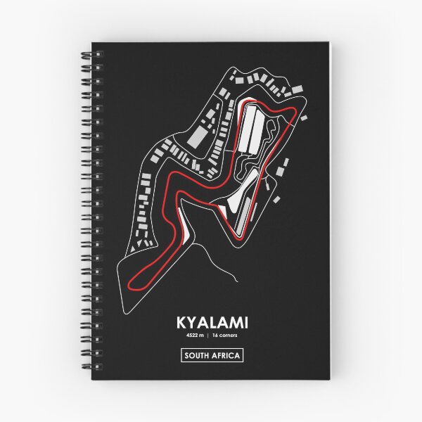 Item preview, KYALAMI - SOUTH AFRICA TRACK MAP 2.0 RED designed and sold by andreanastasio.