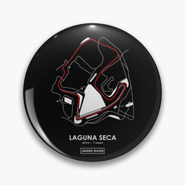 Item preview, LAGUNA SECA - USA TRACK MAP 2.0 RED designed and sold by andreanastasio.