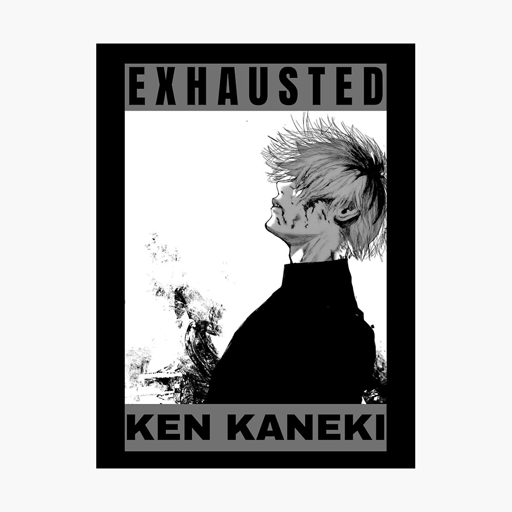 Kaneki Ken Manga Panel Poster By Narcocynic Redbubble