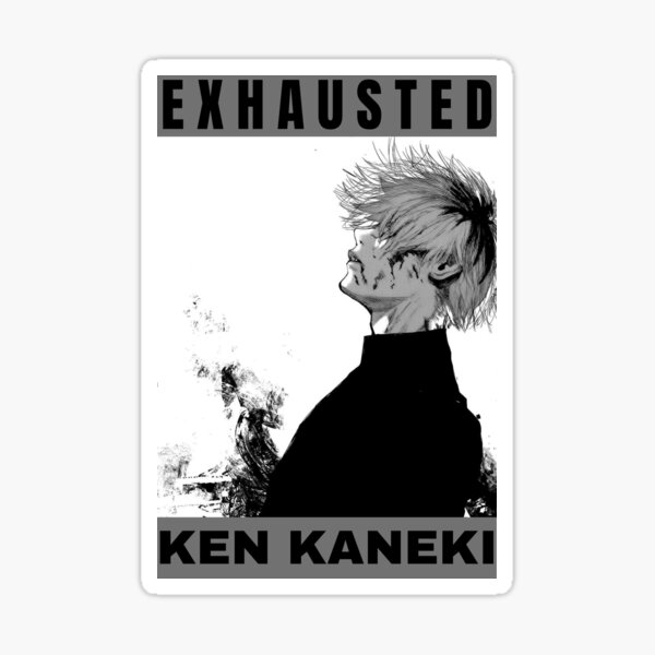 Kaneki Ken Manga Panel Sticker By Narcocynic Redbubble