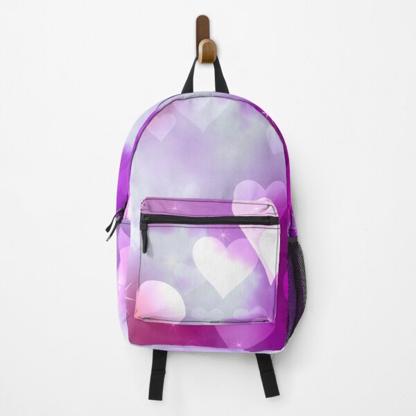 Item preview, pretty purple hearts designed and sold by Meaningfully.