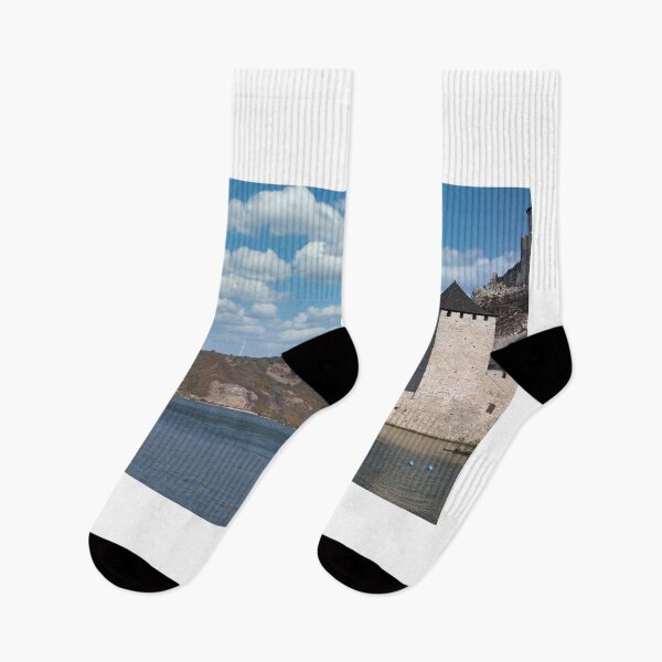 Item preview, Golubac fortress on the Danube river landscape Serbia designed and sold by goceris.