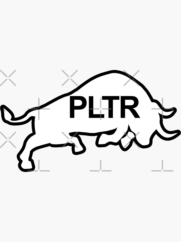 "Palantir PLTR Bull" Sticker by Trader-Style | Redbubble
